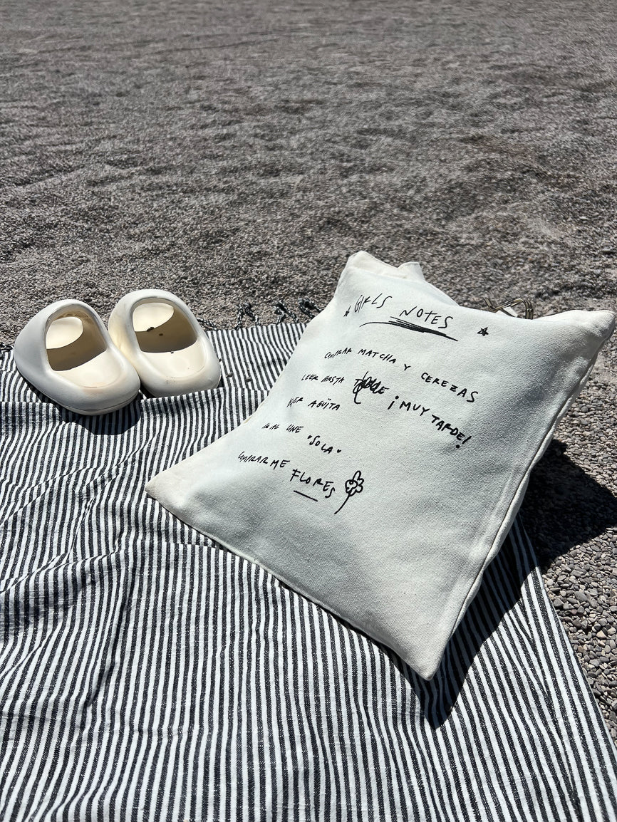 Tote bag Girls Notes
